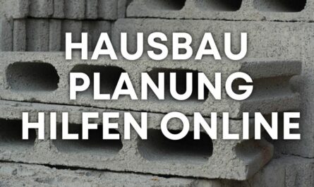 Hausbau Planung Hilfen